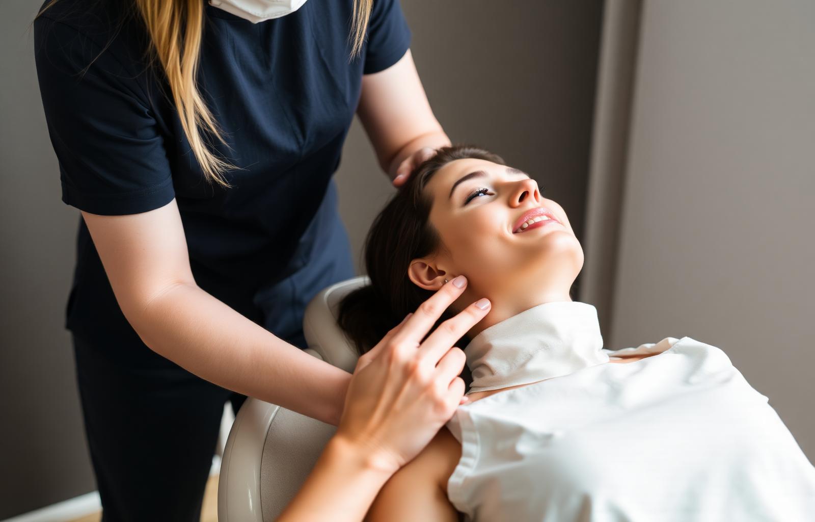Behandlungsbild: Kiefergelenkstherapie (CMD)